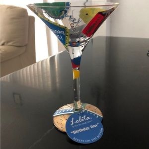 Lolita Birthday Guy glass